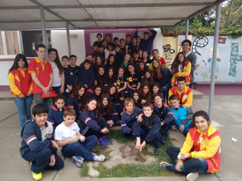 Nos visitaron los alumnos de Sexto Grado.